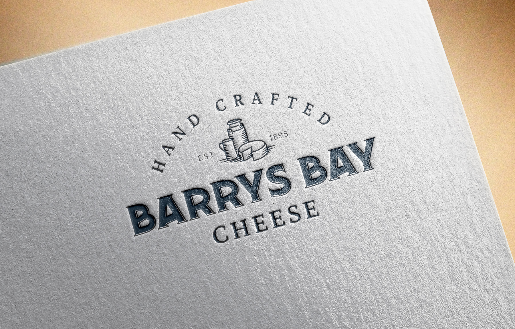 Barrys Bay Cheese logo design