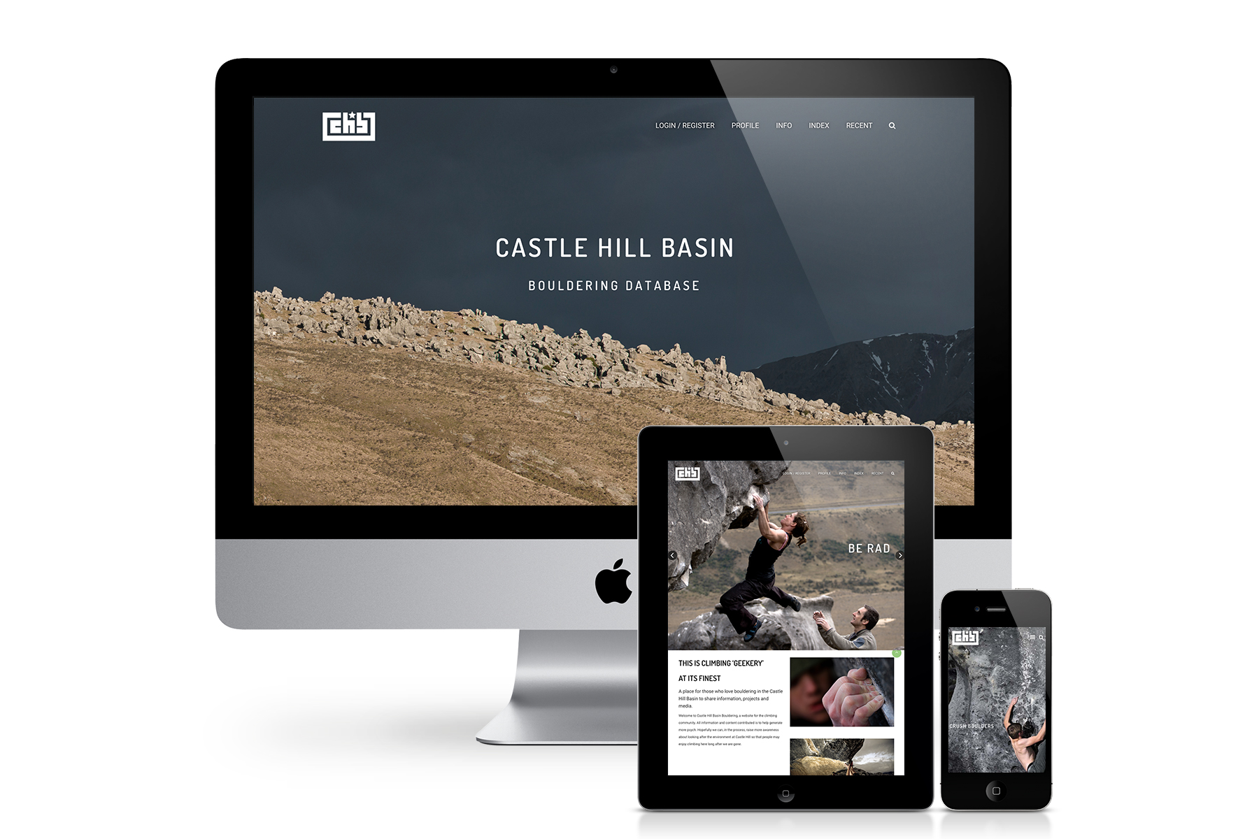 Castle Hill Basin website design