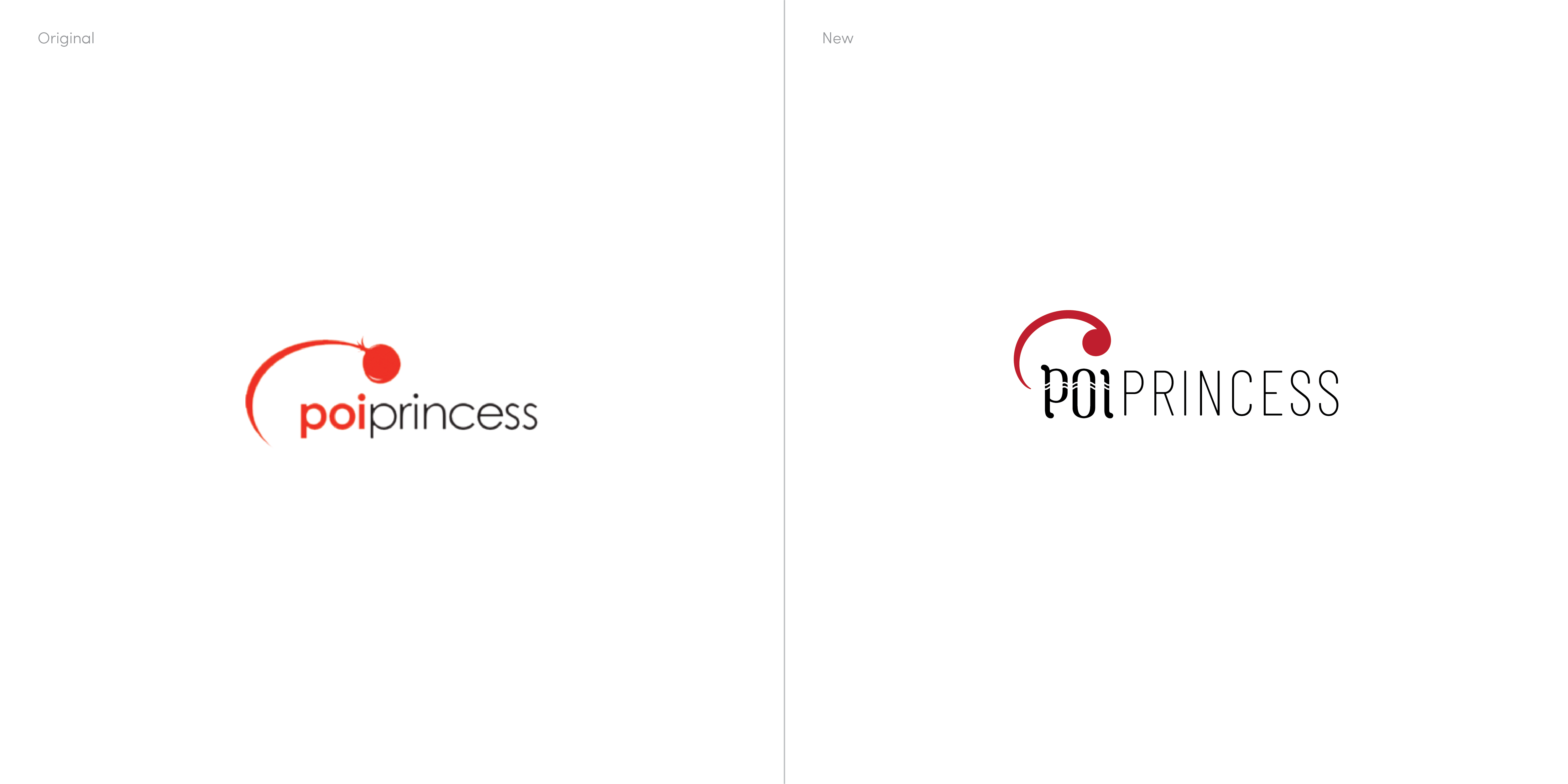 Poi Princess redesigned logo